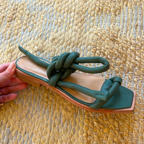Anthropologie Wal & Pai Eureka Sandal in Green Size 37 - Picture 12 of 13
